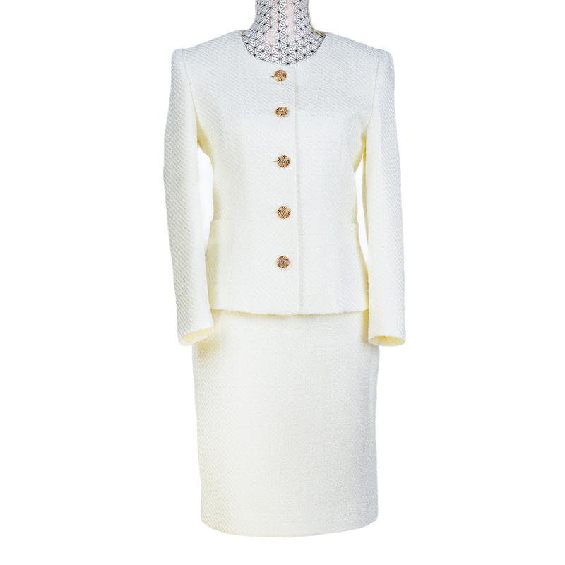 CBK Suit, New Chanel look Jacket - Off White