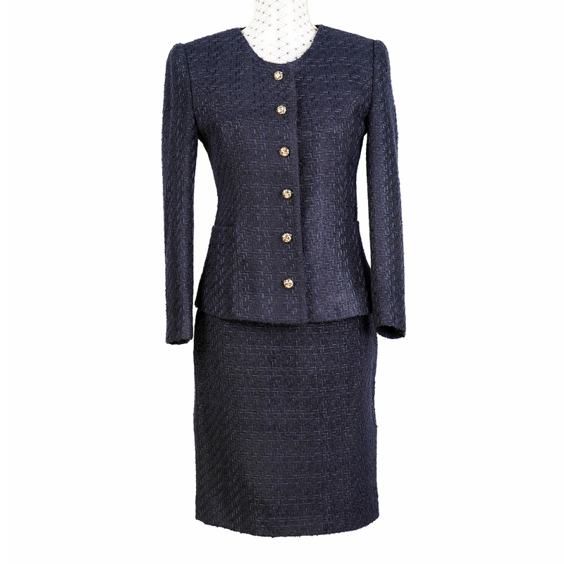 CBK Suit, New Chanel look Skirt - Navy