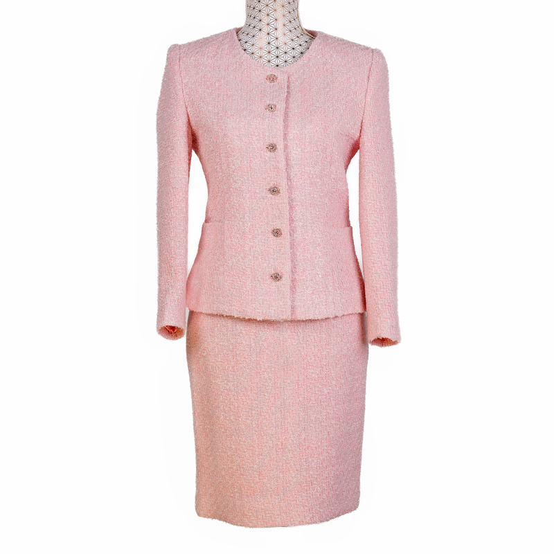 CBK Suit, New Chanel look Jacket - Light Pink