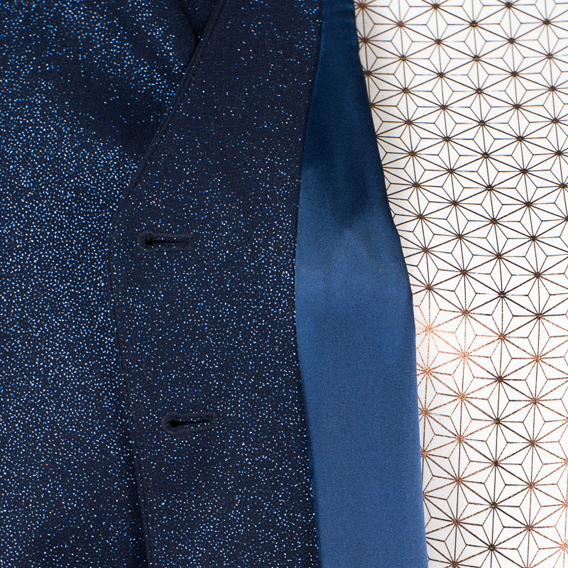 CBK Suit, Safak Bling Jacket - Navy Blue